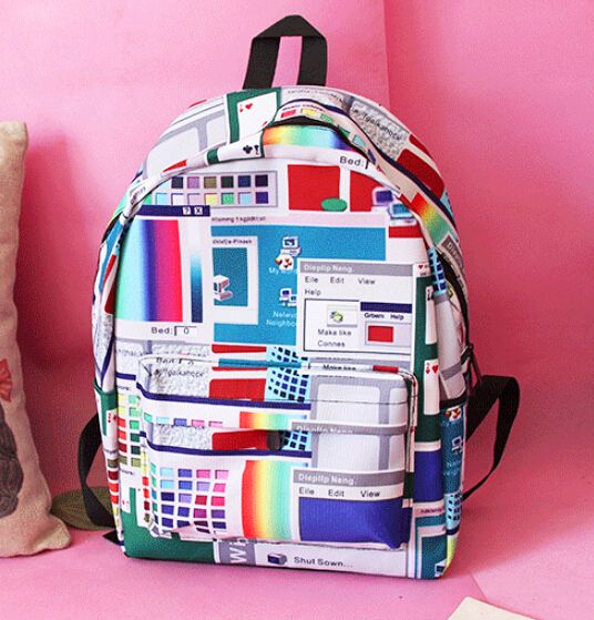 AESTHECTIC WINDOWS BACKPACK