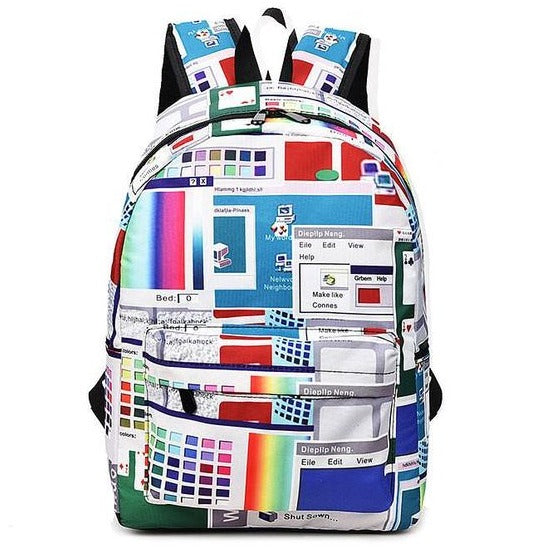 AESTHECTIC WINDOWS BACKPACK